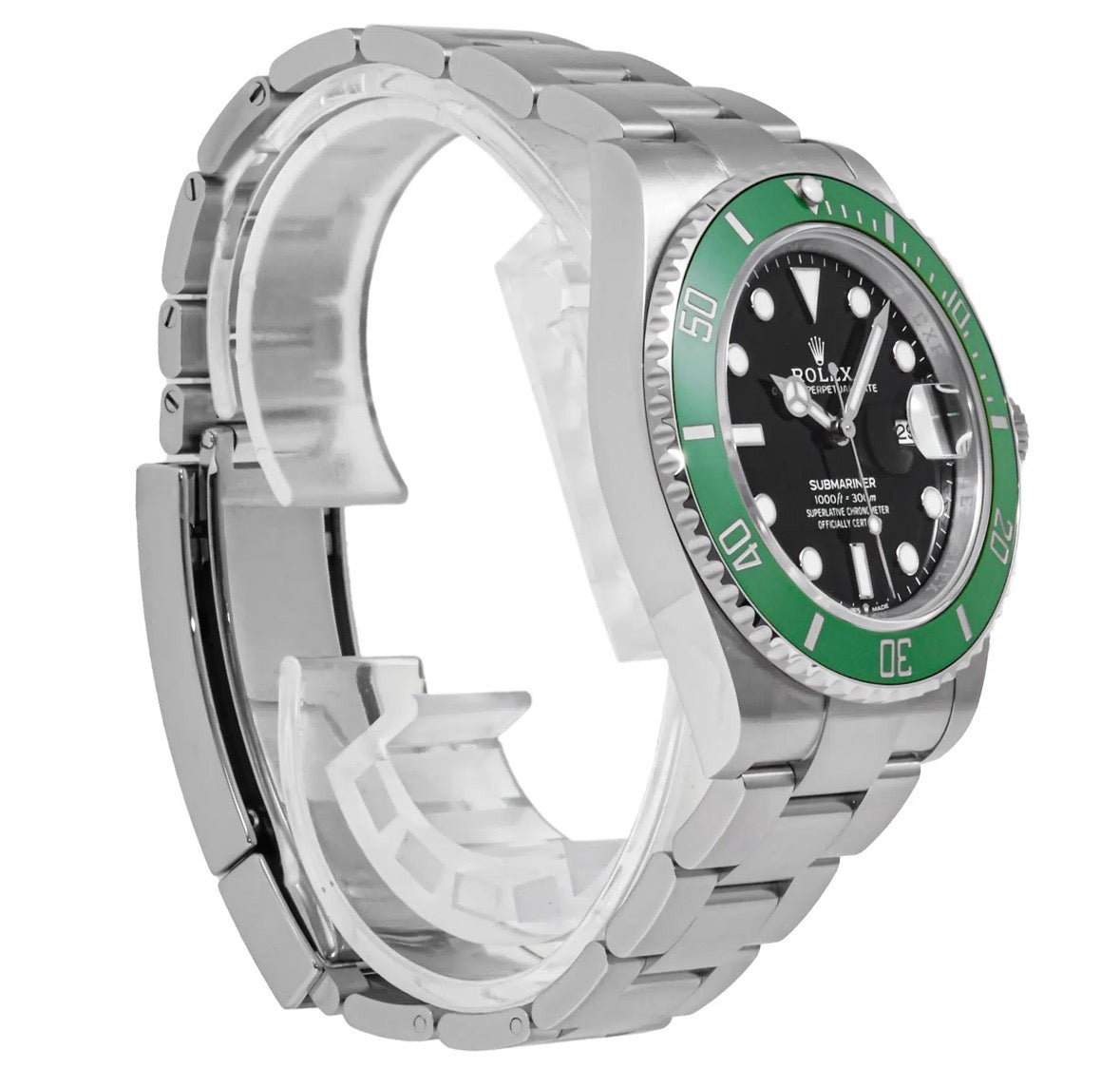 Rolex Submariner Green Bezel Luxury Watch for Men | Premium Stainless Steel Dive Watch